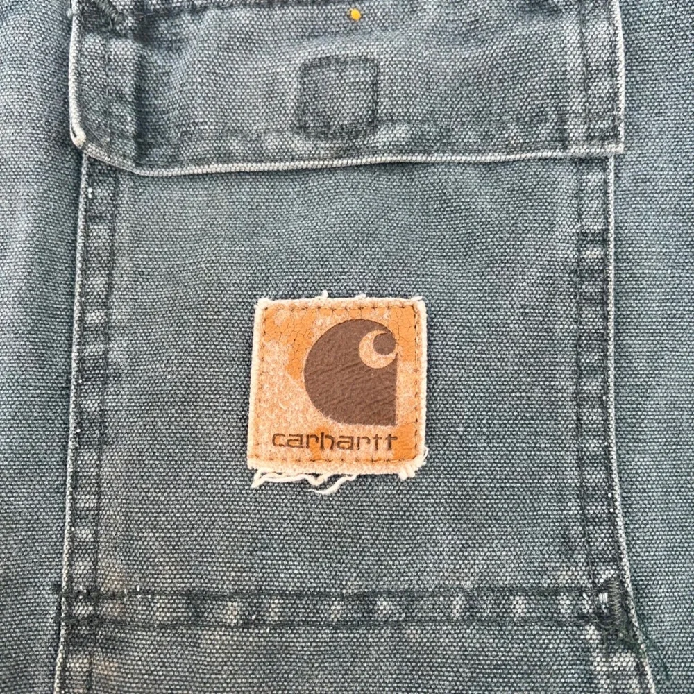 Carhartt Arctic Traditional Coat Mens 2XL Teal Duck Canvas Quilted Work Jacket